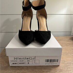 Black Suede Women's Shoes